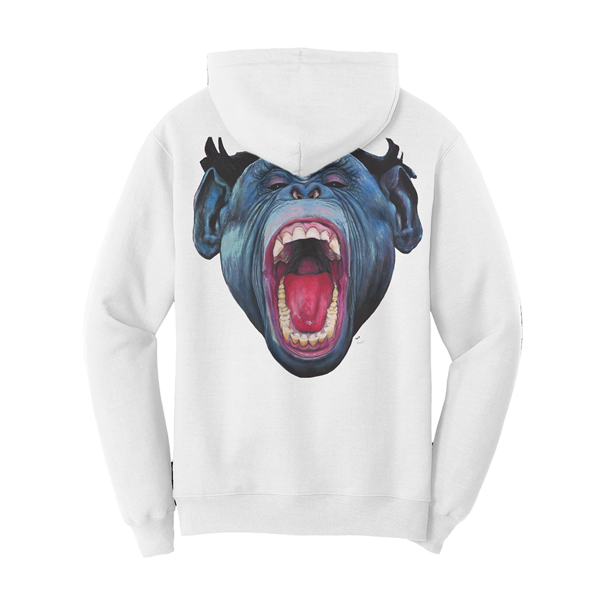 Puscifer V is for Viagra White Hoodie Back