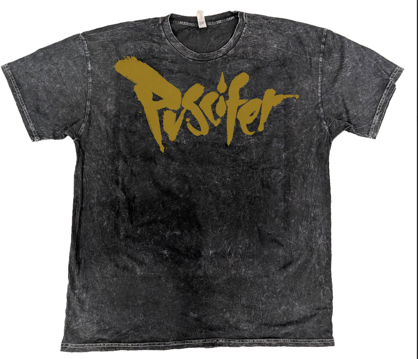 Goth Text Mineral Wash Tee