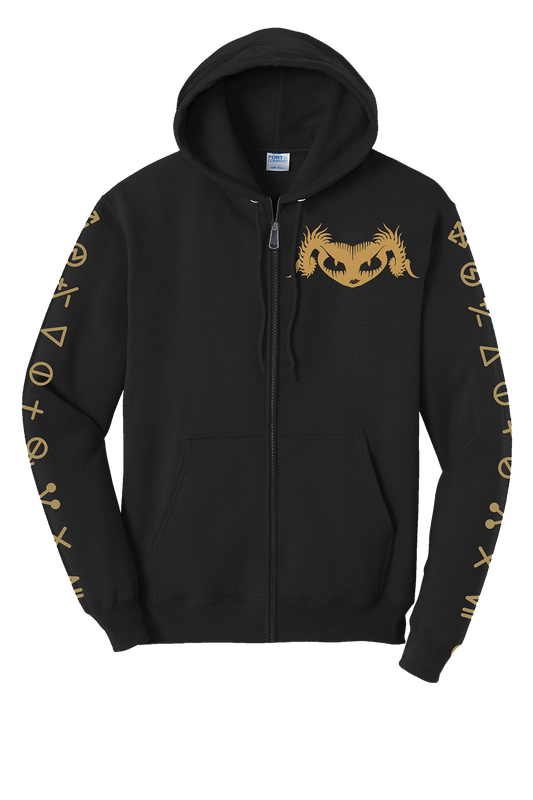 Gothifer Unisex Zip Hoodie