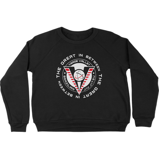 TGIB VVBJJ Women's Black Raglan