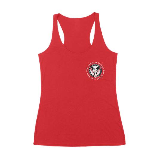 TGIB VVBJJ Women's Red Tank