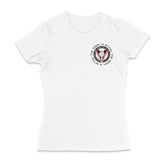 TGIB VVBJJ Women's White Tee Front