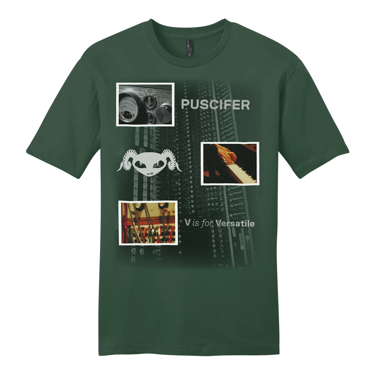 V is for Versatile Men's Green Tee