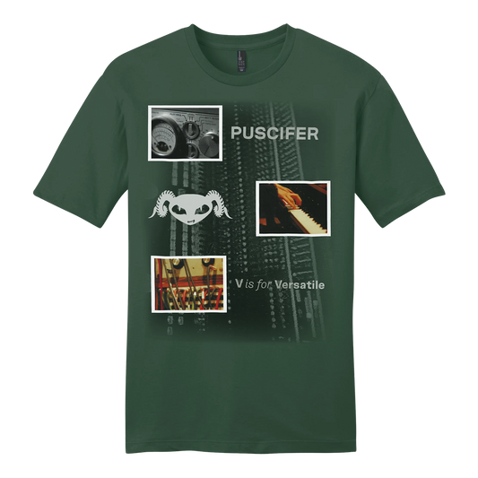 V is for Versatile Men's Green Tee